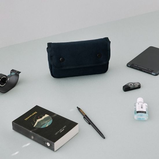 버튼 케이블 파우치