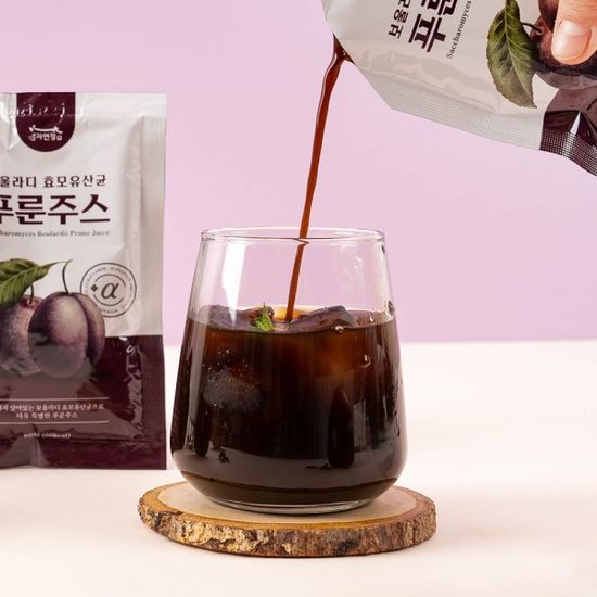 자연정 보울라디 효모 유산균 푸룬 주스 80ml X 30포