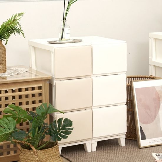 보노 심플리 240 서랍장 3단 슬림형 수납장 1+1