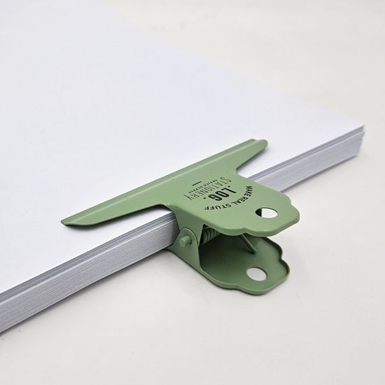 LOG METAL CLIP 사무용 서류 페이퍼 메탈 빈티지 집게