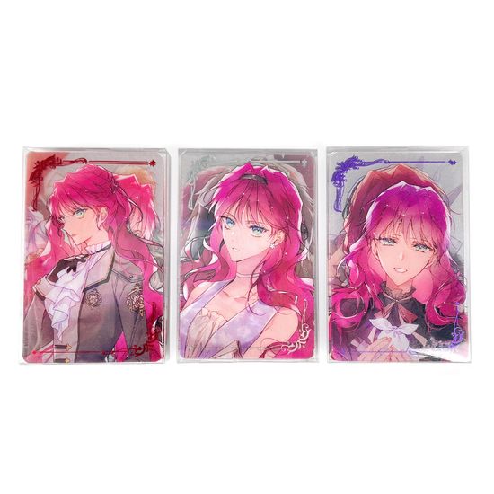 [악역의 엔딩은 죽음뿐] 투명 포토카드 세트 8매입3종