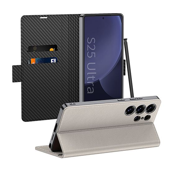 갤럭시 s25 울트라 카드 수납 플립 커버 가죽 케이스