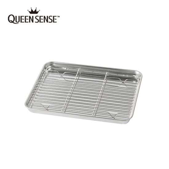 퀸센스 스텐 트레이 사각315 튀김 요리 레스팅트레이
