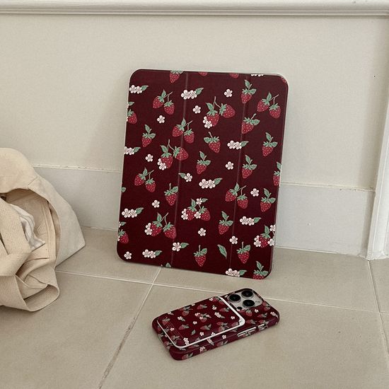 sweet straw pattern 디자인 [아이패드 케이스]