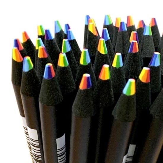 일본 카멜  Rainbow 색연필 BLACK-PAL 1자루