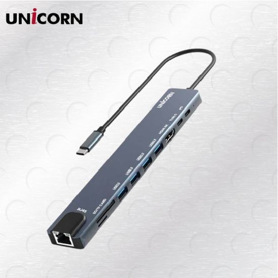 10 in 1 LAN/HDMI USB멀티허브 TCH-L70 유니콘