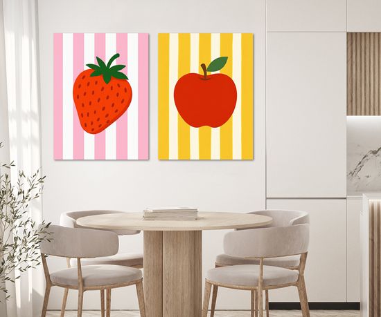 과즙 사과 그림 인테리어 액자 거실 주방 현관 카페