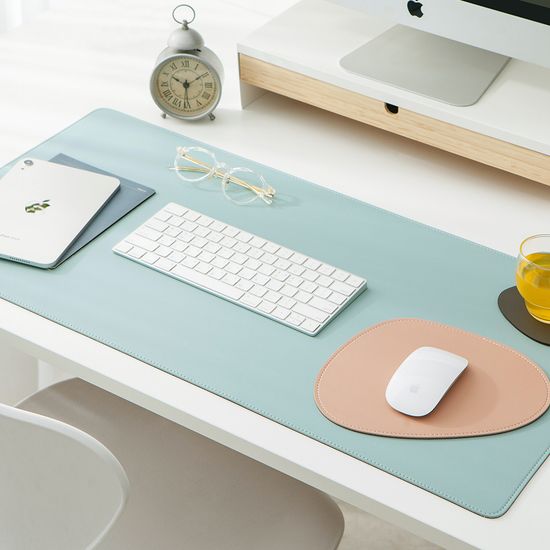 [무료각인]오브리즈 프리미엄 가죽 데스크매트