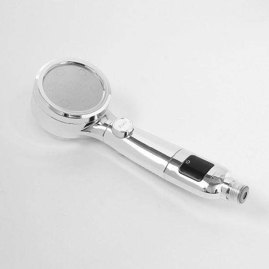 홈앤바쓰 온도 샤워기헤드 절수 욕실청소 LED 샤워기