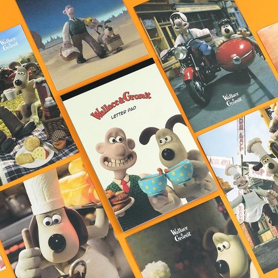핑크풋 [공식정품]월레스와그로밋패드편지지