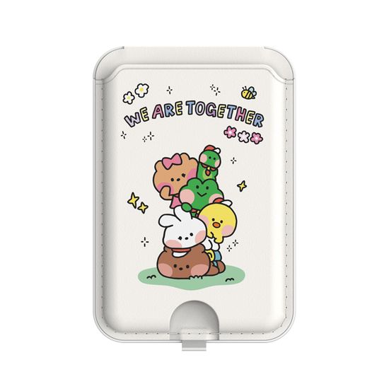 라인프렌즈 미니니 맥세이프 카드 지갑 스탠드