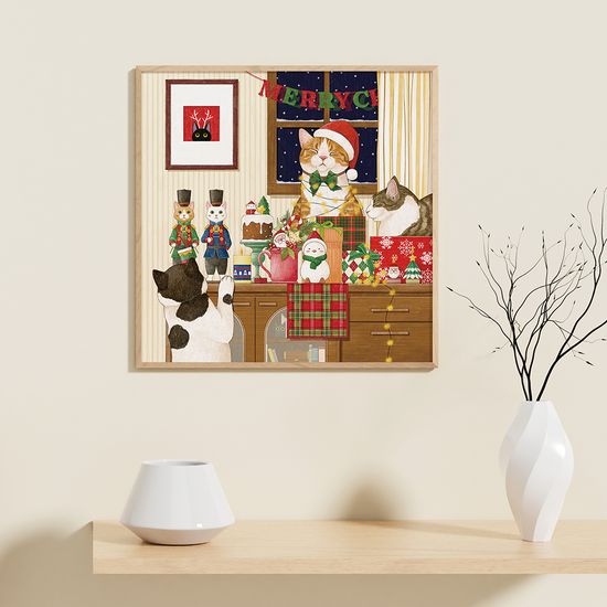 크리스마스 고양이, 마이오운타임 작가 그림