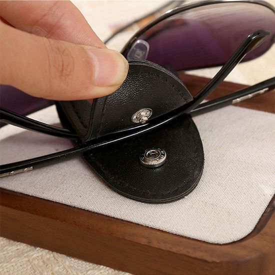 가죽 안경 파우치 목걸이형 선글라스 케이스 스트랩