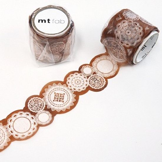 폭32mm-일본 mt 디자인 마스킹테이프 fab Series 다이컷 레이스 hd303-kt03