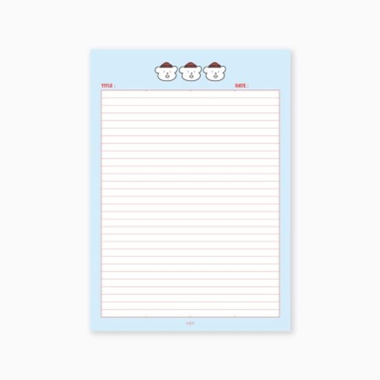 [끙차] B5 양면 썸머 줄노트 (소다크러쉬)