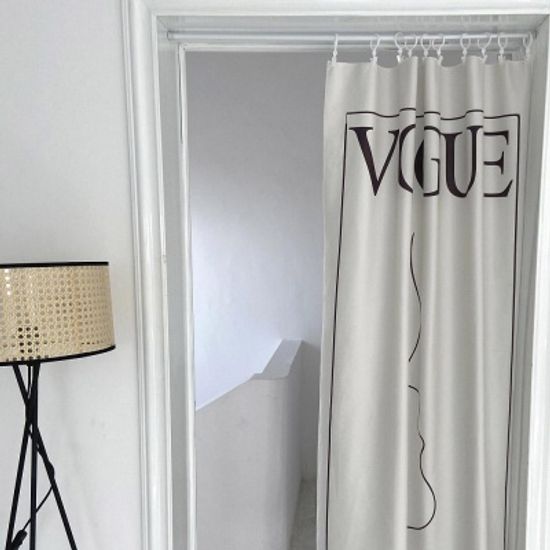 패브릭포스터 Vouge 화장실 가리개 가림막 커튼 150cm