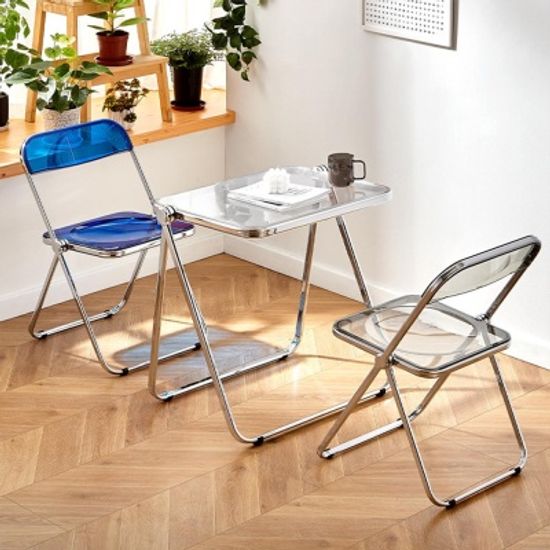 모던 심플 아크릴 폴딩 테이블 접이식 책상