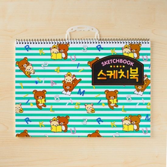 리락쿠마 스케치북(22매)/문구점판매용 학원판촉용
