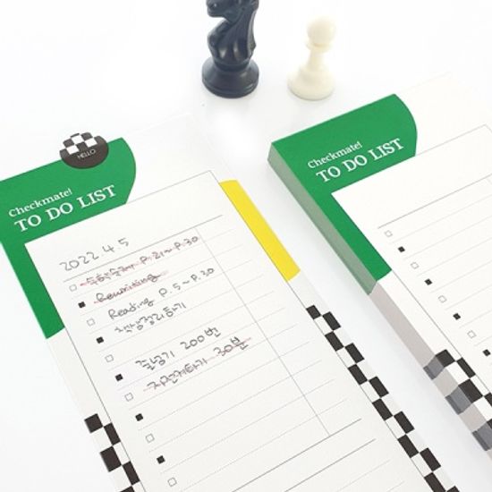 체크메이트 투두리스트 TO DO LIST 떡메모지(100매)