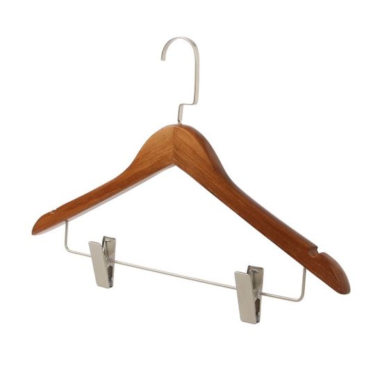 클래식 집게 상하의 원목 옷걸이/남녀 정장장옷걸이