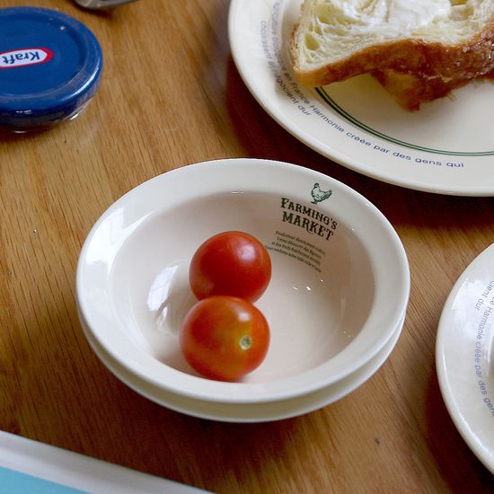 파밍스 마켓 레터링 찬기, 쿠프 12cm 4p세트