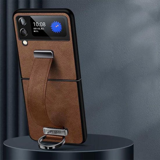 갤럭시 s25 플러스 울트라  핑거 스트랩 가죽 케이스