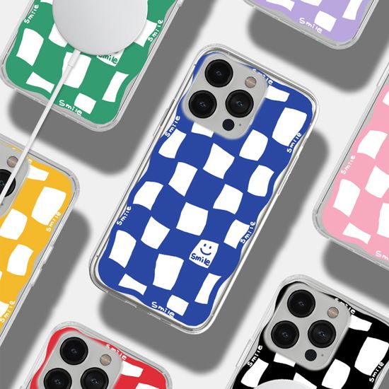 [ERUM]체커보드 패턴 맥세이프 케이스