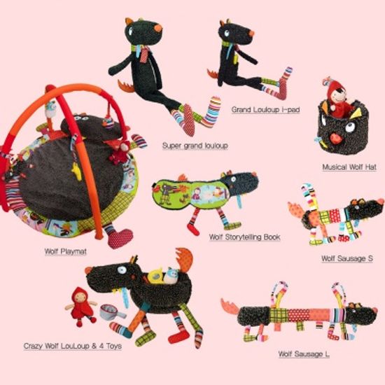 에불로보 프랑스 국민 애착인형 울프 미스터 룰루