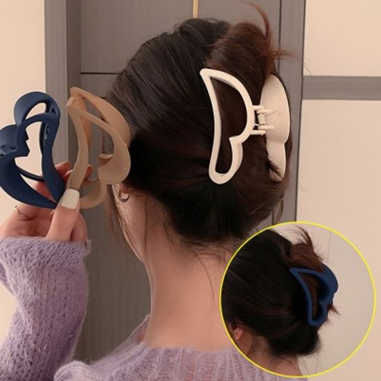 빅하트 헤어핀 헤어고정 머리 집게핀 반묶음 왕집게핀