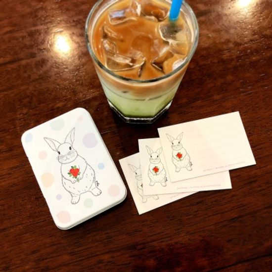 미니 메시지 카드 (4종) / 손편지 선물 메모 책갈피