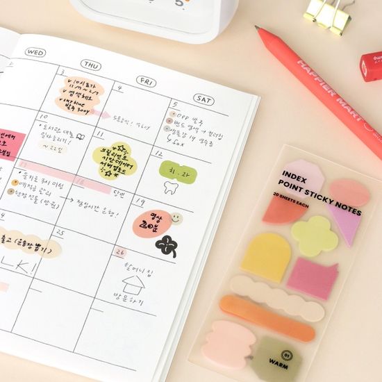아이코닉 인덱스 포인트 점착 메모지