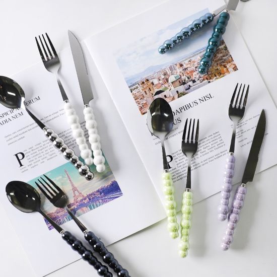 버블팝 커트러리 3p세트 6color 택1p