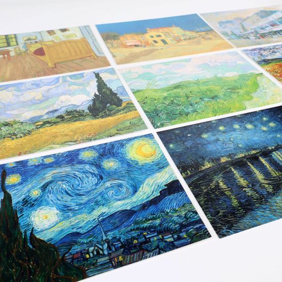 북키스 명화카드 빈센트 반 고흐 그림 감성 엽서