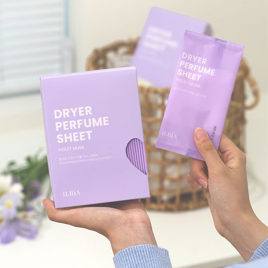 일비아 건조기 퍼퓸 시트 바이올렛머스크 42매