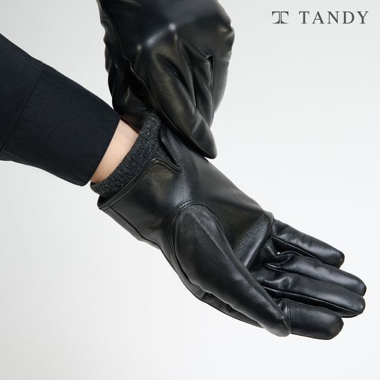 [1+1] 탠디 니트 시보리 남성용 가죽장갑