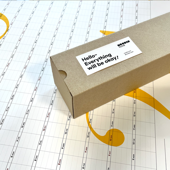 2026 무딘 대형 포스터 플래너 캘린더 세트(2매)_4종