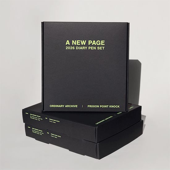 A New Page 2026 다이어리 펜 세트 (비온뒤x파이롯트)