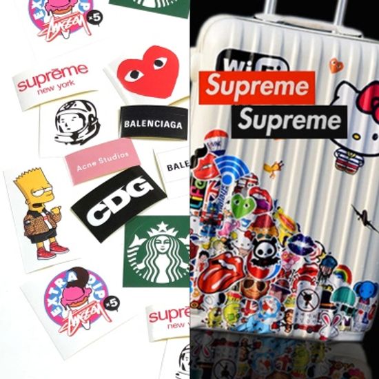 [특가무료배송] 포인트 로고 디자인 데코 스티커세트