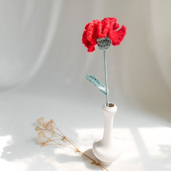 니트 카네이션 꽃다발(용돈봉투) 