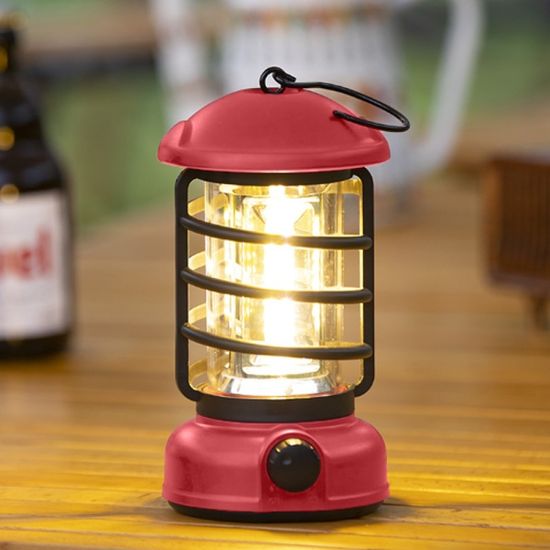 COB 레트로 감성 캠핑랜턴 L3(레드) 낚시 야외랜턴