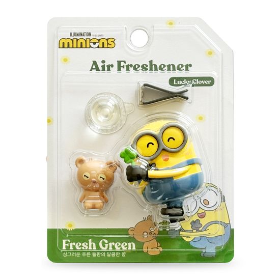 미니언즈 차량용 방향제 네잎클로버 밥앤팀