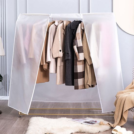 이동식 스탠드 행거 가리개 옷 걸이 커버 커튼 가림막