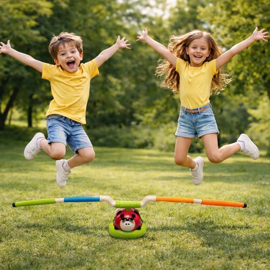 무당벌레 3in1 어린이줄넘기링던지기로켓운동놀이세트