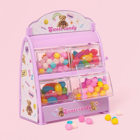 아트박스 캔디 보관함 4칸 퍼플