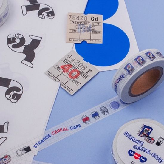 그리드 포스터 마스킹 테이프