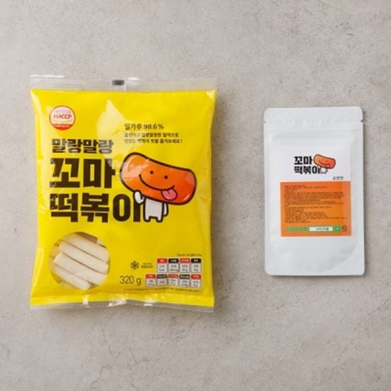 꼬마떡볶이 세트 6인분 (떡+소스)