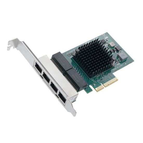PCI-E 기가비트 랜카드 4포트 / RJ45 브라켓 LCSW087