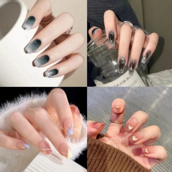 젤 네일 아트 A 셀프 네일케어 붙이는 젤 네일 스티커