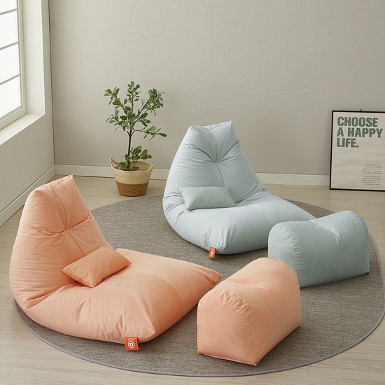 보니타빈백 대형 파우치 SP202 스웨이드 소파