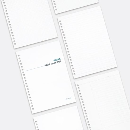 플랜커스 프리미엄 노트패키지 A5 20공 6공